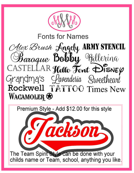 Premium Monograms