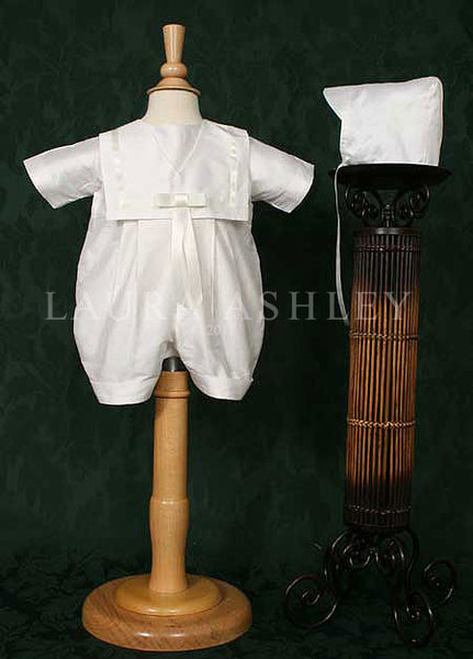 Laura Ashley Boys One Piece Sailor Suit with hat