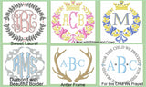 Monogrammed Baby Quilt