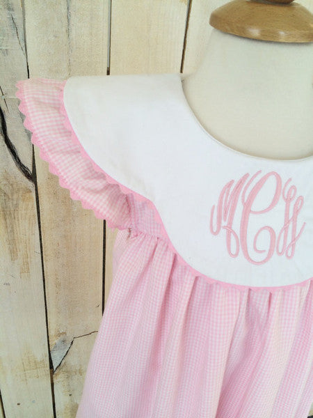 Blue Clover Collar bubble Romper - comes Monogrammed